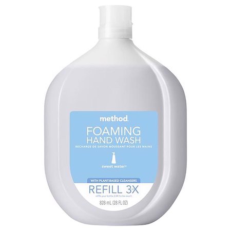 METHOD Sweet Water Scent Antibacterial Foam Hand Soap Refill 28 oz 328111